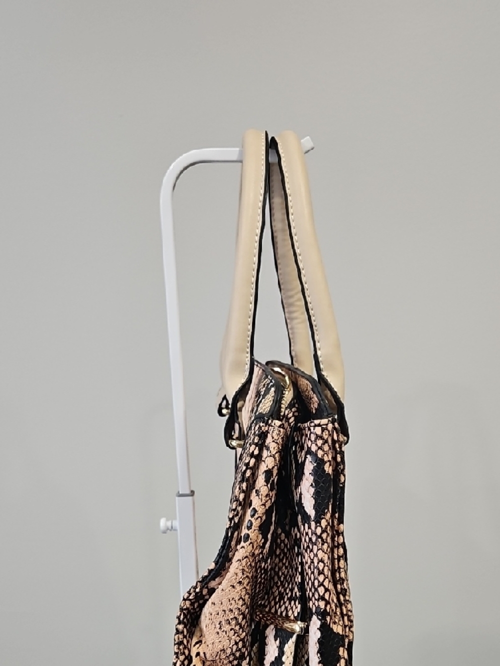 Coach Python-embossed leather Satchel - Picture 2 of 9